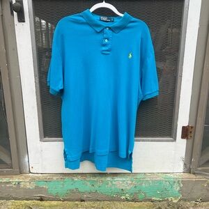 Polo by Ralph Lauren Men's Vibrant Blue Polo Shirt